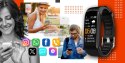 Smartband Giewont Fit&GO Duo GW200-9 - Black + Pasek Orange Power Giewont