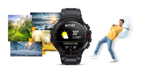 Smartwatch Giewont Focus SmartCall GW430-1 - Carbon Giewont Smartwatch Giewont Focus SmartCall GW430-1 - Carbon Giewont