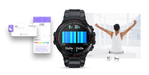 Smartwatch Giewont Focus SmartCall GW430-1 - Carbon Giewont Smartwatch Giewont Focus SmartCall GW430-1 - Carbon Giewont
