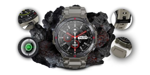 Smartwatch Giewont Focus SmartCall GW430-2 - Stone Giewont Smartwatch Giewont Focus SmartCall GW430-2 - Stone Giewont