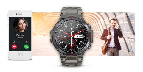 Smartwatch Giewont Focus SmartCall GW430-2 - Stone Giewont Smartwatch Giewont Focus SmartCall GW430-2 - Stone Giewont