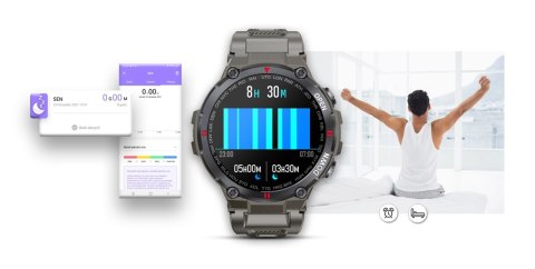 Smartwatch Giewont Focus SmartCall GW430-2 - Stone Giewont Smartwatch Giewont Focus SmartCall GW430-2 - Stone Giewont