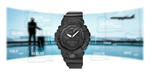 Zegarek Męski CASIO G-SHOCK GBA-800-1AER 20 Bar Do nurkowania + BOX CASIO Zegarek Męski CASIO G-SHOCK GBA-800-1AER 20 Bar Do nurkowania + BOX CASIO