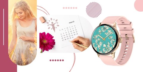 Smartwatch Giewont Supernova SmartCall GW330-1 Rose Gold Shine/Powder Pink Giewont Smartwatch Giewont Supernova SmartCall GW330-1 Rose Gold Shine/Powder Pink Giewont