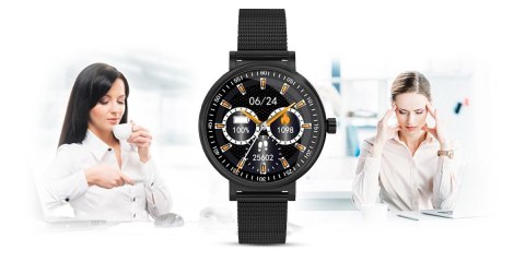 Zegarek Damski RUBICON SMARTWATCH RNBE64-3 BLACK RUBICON Zegarek Damski RUBICON SMARTWATCH RNBE64-3 BLACK RUBICON