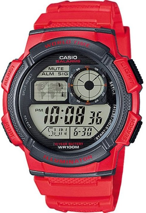 Zegarek Męski CASIO AE-1000W-4AVDF + BOX CASIO Zegarek Męski CASIO AE-1000W-4AVDF + BOX CASIO