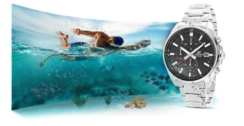 Zegarek Męski CASIO EDIFICE EFV-610D-1AVUEF 10 BAR + BOX CASIO Zegarek Męski CASIO EDIFICE EFV-610D-1AVUEF 10 BAR + BOX CASIO