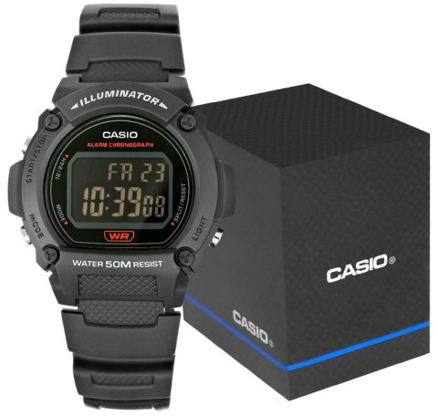 Zegarek Męski CASIO W-219H-8BVEF + BOX CASIO Zegarek Męski CASIO W-219H-8BVEF + BOX CASIO