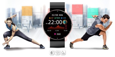 Smartwatch Damski Gravity GT1-2 Gravity Smartwatch Damski Gravity GT1-2 Gravity