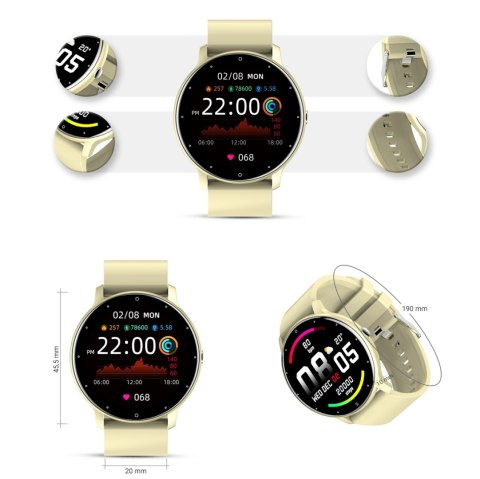 Smartwatch Damski Gravity GT1-6 Gravity Smartwatch Damski Gravity GT1-6 Gravity