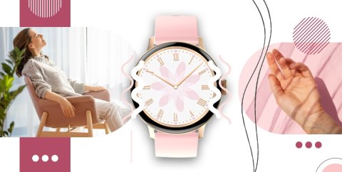Smartwatch Giewont Supernova SmartCall GW330-4 Black Shine/Powder Pink Giewont Smartwatch Giewont Supernova SmartCall GW330-4 Black Shine/Powder Pink Giewont