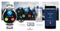 Smartwatch Giewont Vertex SmartCall GW450-5 Silver/Carbon Leather Giewont