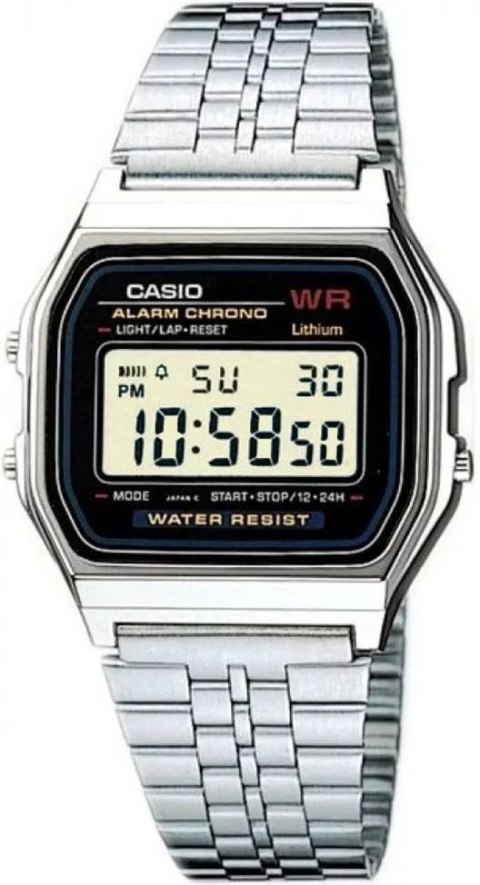 Zegarek CASIO A159WA-N1DF Unisex CASIO Zegarek CASIO A159WA-N1DF Unisex CASIO