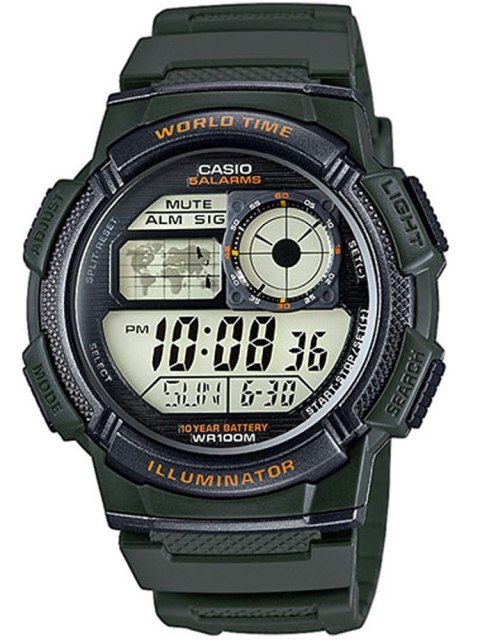 Zegarek Męski CASIO AE-1000W-3AVDF + BOX CASIO Zegarek Męski CASIO AE-1000W-3AVDF + BOX CASIO