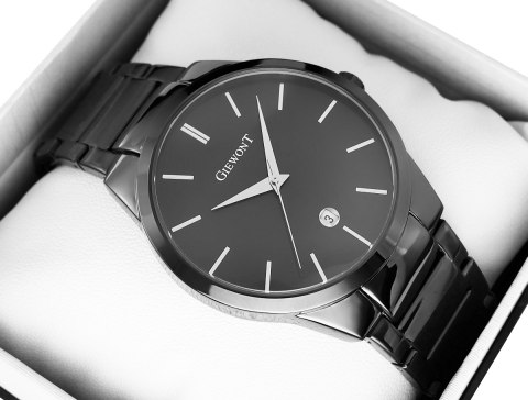 Zegarek Męski GIEWONT Timeless GW4290-1 Black Giewont Zegarek Męski GIEWONT Timeless GW4290-1 Black Giewont