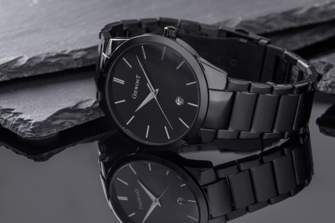 Zegarek Męski GIEWONT Timeless GW4290-1 Black Giewont Zegarek Męski GIEWONT Timeless GW4290-1 Black Giewont