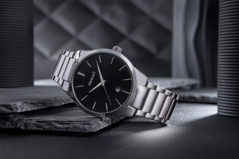 Zegarek Męski GIEWONT Timeless GW4290-2 Silver/Black Giewont Zegarek Męski GIEWONT Timeless GW4290-2 Silver/Black Giewont
