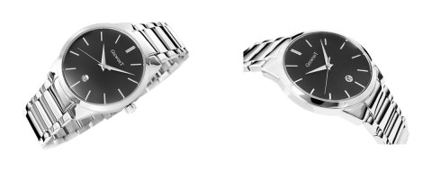 Zegarek Męski GIEWONT Timeless GW4290-2 Silver/Black Giewont Zegarek Męski GIEWONT Timeless GW4290-2 Silver/Black Giewont