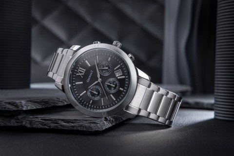 Zegarek Męski Giewont Apex Chrono GW6480-1 Chronograf Silver/Black Giewont Zegarek Męski Giewont Apex Chrono GW6480-1 Chronograf Silver/Black Giewont