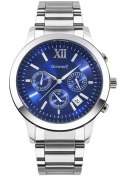 Zegarek Męski Giewont Apex Chrono GW6480-2 Chronograf Silver/Blue Giewont
