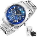 Zegarek Męski Giewont Apex Chrono GW6480-2 Chronograf Silver/Blue Giewont