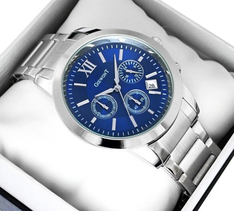 Zegarek Męski Giewont Apex Chrono GW6480-2 Chronograf Silver/Blue Giewont Zegarek Męski Giewont Apex Chrono GW6480-2 Chronograf Silver/Blue Giewont