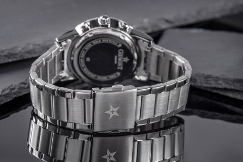 Zegarek Męski Giewont Apex Chrono GW6480-2 Chronograf Silver/Blue Giewont Zegarek Męski Giewont Apex Chrono GW6480-2 Chronograf Silver/Blue Giewont