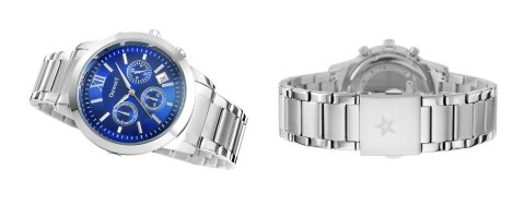 Zegarek Męski Giewont Apex Chrono GW6480-2 Chronograf Silver/Blue Giewont Zegarek Męski Giewont Apex Chrono GW6480-2 Chronograf Silver/Blue Giewont