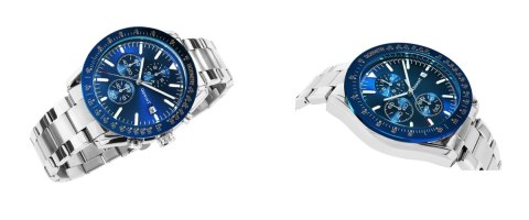 Zegarek Męski Giewont PrimeChrono GW8620-2 Chronograf Silver/Blue Giewont Zegarek Męski Giewont PrimeChrono GW8620-2 Chronograf Silver/Blue Giewont