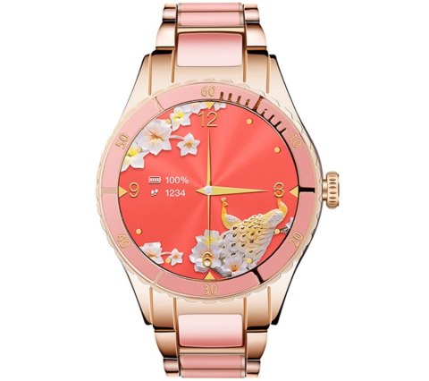 Smartwatch Damski Rubicon RNCE82 Różowy RUBICON Smartwatch Damski Rubicon RNCE82 Różowy RUBICON