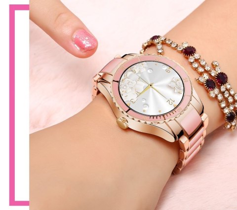 Smartwatch Damski Rubicon RNCE82 Różowy RUBICON Smartwatch Damski Rubicon RNCE82 Różowy RUBICON