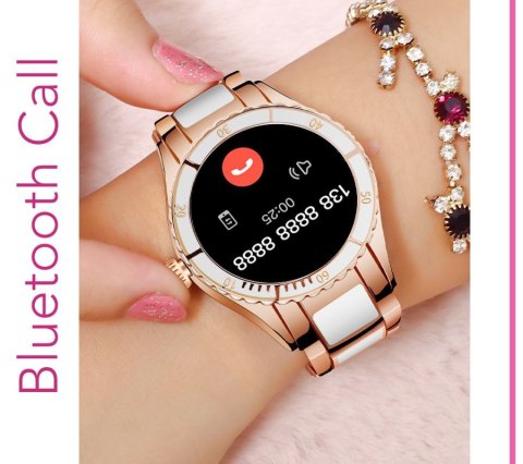 Smartwatch Damski Rubicon RNCE82 Różowy RUBICON Smartwatch Damski Rubicon RNCE82 Różowy RUBICON