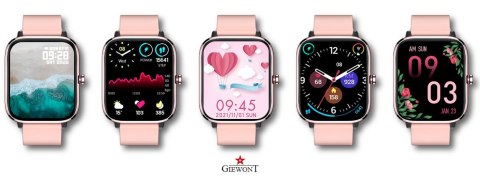 Smartwatch Giewont Dynamic SmartCall GW230-1 - Rose Gold/Powder Pink Giewont Smartwatch Giewont Dynamic SmartCall GW230-1 - Rose Gold/Powder Pink Giewont