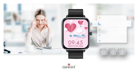 Smartwatch Giewont Dynamic SmartCall GW230-2 - Carbon/Carbon Giewont Smartwatch Giewont Dynamic SmartCall GW230-2 - Carbon/Carbon Giewont