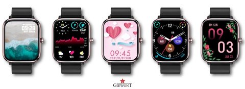 Smartwatch Giewont Dynamic SmartCall GW230-3 - Rose Gold/Black Effect Giewont Smartwatch Giewont Dynamic SmartCall GW230-3 - Rose Gold/Black Effect Giewont