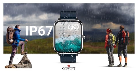 Smartwatch Giewont Dynamic SmartCall GW230-4 - Silver/Deep Ocean Giewont Smartwatch Giewont Dynamic SmartCall GW230-4 - Silver/Deep Ocean Giewont