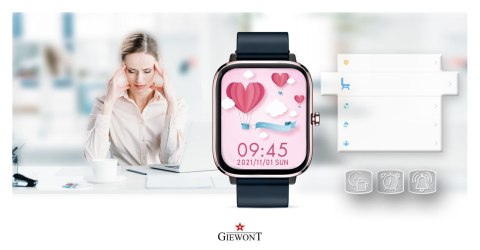 Smartwatch Giewont Dynamic SmartCall GW230-5 - RoseGold/Deep Ocean Giewont Smartwatch Giewont Dynamic SmartCall GW230-5 - RoseGold/Deep Ocean Giewont