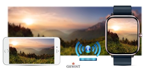 Smartwatch Giewont Dynamic SmartCall GW230-5 - RoseGold/Deep Ocean Giewont Smartwatch Giewont Dynamic SmartCall GW230-5 - RoseGold/Deep Ocean Giewont