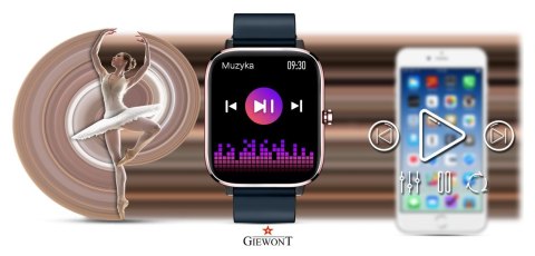 Smartwatch Giewont Dynamic SmartCall GW230-5 - RoseGold/Deep Ocean Giewont Smartwatch Giewont Dynamic SmartCall GW230-5 - RoseGold/Deep Ocean Giewont