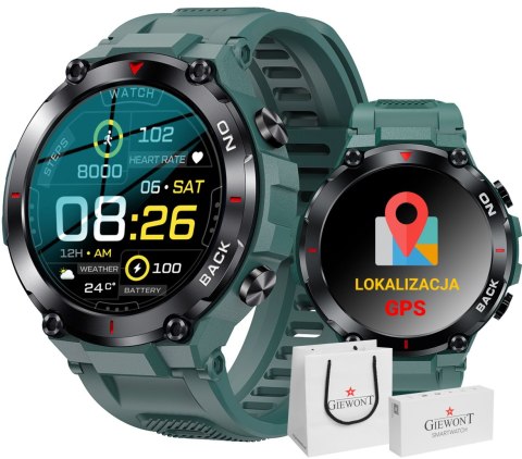 Smartwatch Giewont Pionier GPS GW460-2 - Sea Green Giewont Smartwatch Giewont Pionier GPS GW460-2 - Sea Green Giewont