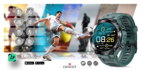 Smartwatch Giewont Pionier GPS GW460-2 - Sea Green Giewont Smartwatch Giewont Pionier GPS GW460-2 - Sea Green Giewont