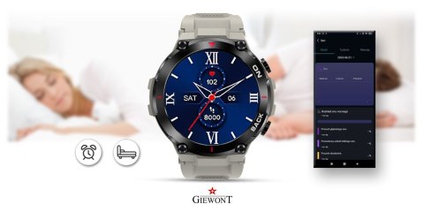 Smartwatch Giewont Pionier GPS GW460-3 - Light Stone Giewont Smartwatch Giewont Pionier GPS GW460-3 - Light Stone Giewont