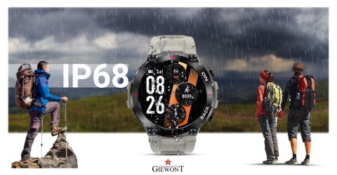 Smartwatch Giewont Pionier GPS GW460-3 - Light Stone Giewont Smartwatch Giewont Pionier GPS GW460-3 - Light Stone Giewont