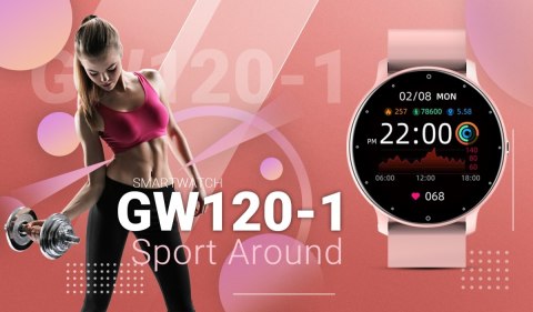 Smartwatch Giewont Sport Around GW120-1 - Powder Pink Giewont Smartwatch Giewont Sport Around GW120-1 - Powder Pink Giewont