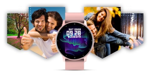 Smartwatch Giewont Sport Around GW120-1 - Powder Pink Giewont Smartwatch Giewont Sport Around GW120-1 - Powder Pink Giewont