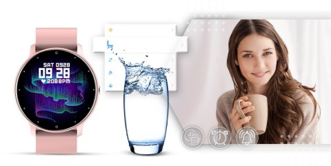 Smartwatch Giewont Sport Around GW120-1 - Powder Pink Giewont Smartwatch Giewont Sport Around GW120-1 - Powder Pink Giewont
