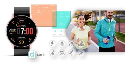 Smartwatch Giewont Sport Around GW120-3 - Rose Gold/Black Effect Giewont Smartwatch Giewont Sport Around GW120-3 - Rose Gold/Black Effect Giewont