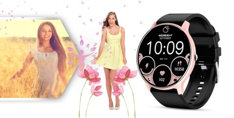 Smartwatch Giewont Sport Around GW120-3 - Rose Gold/Black Effect Giewont Smartwatch Giewont Sport Around GW120-3 - Rose Gold/Black Effect Giewont