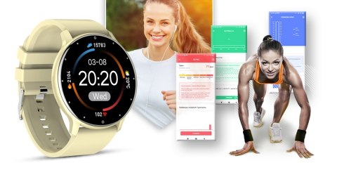 Smartwatch Giewont Sport Around GW120-6 - Ivory Effect Giewont Smartwatch Giewont Sport Around GW120-6 - Ivory Effect Giewont