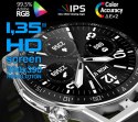 Smartwatch Rubicon RNCE88-1 Czarny- Czarny Pasek Silikonowy + Czarny Pasek Skórzany RUBICON